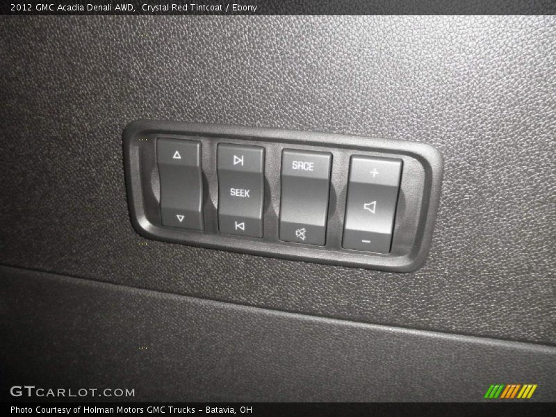 Crystal Red Tintcoat / Ebony 2012 GMC Acadia Denali AWD