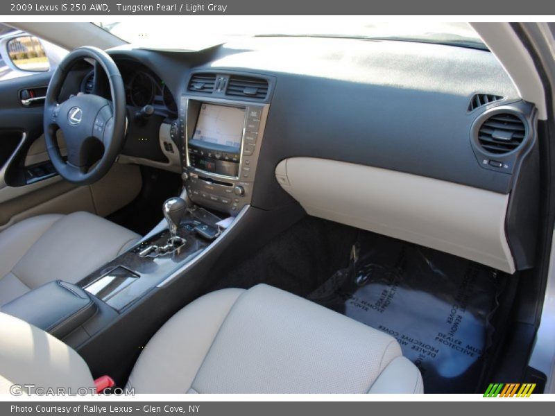 Tungsten Pearl / Light Gray 2009 Lexus IS 250 AWD