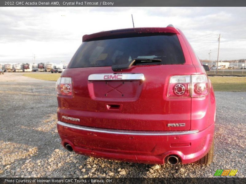 Crystal Red Tintcoat / Ebony 2012 GMC Acadia Denali AWD