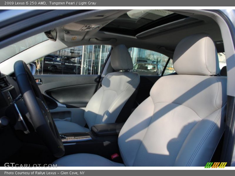 Tungsten Pearl / Light Gray 2009 Lexus IS 250 AWD