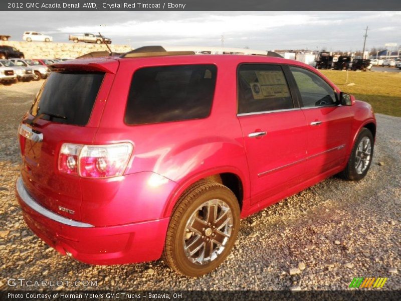 Crystal Red Tintcoat / Ebony 2012 GMC Acadia Denali AWD