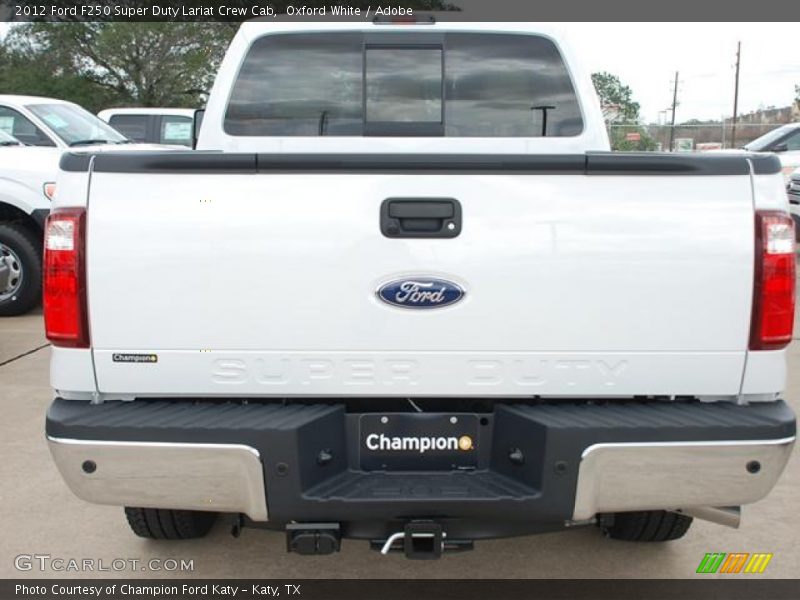 Oxford White / Adobe 2012 Ford F250 Super Duty Lariat Crew Cab