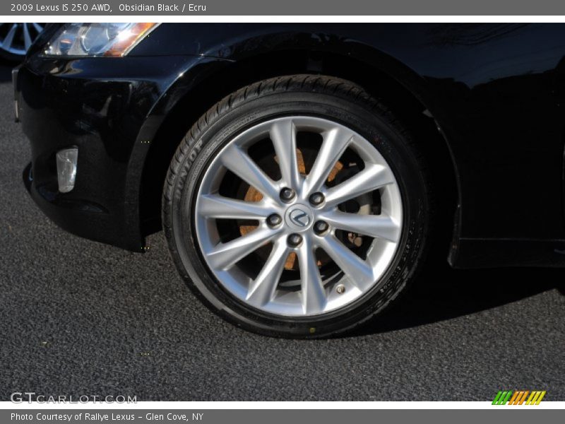 Obsidian Black / Ecru 2009 Lexus IS 250 AWD