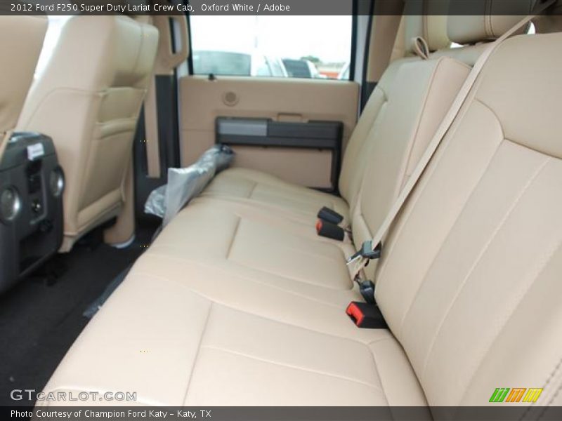 Oxford White / Adobe 2012 Ford F250 Super Duty Lariat Crew Cab