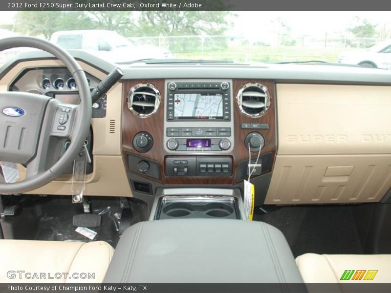 Dashboard of 2012 F250 Super Duty Lariat Crew Cab