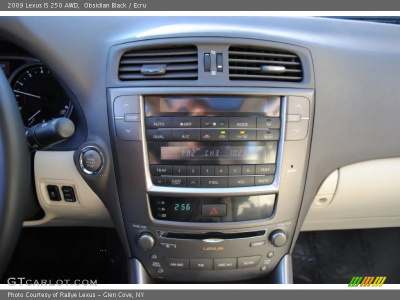 Obsidian Black / Ecru 2009 Lexus IS 250 AWD
