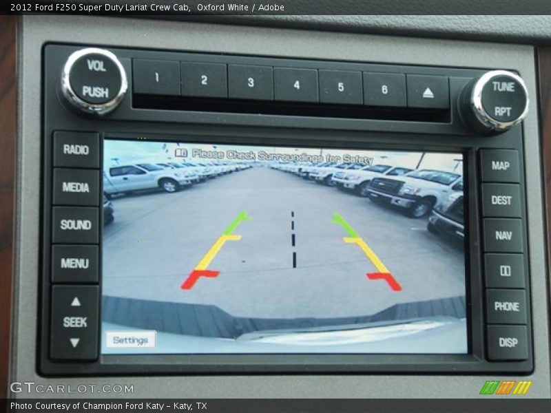 Oxford White / Adobe 2012 Ford F250 Super Duty Lariat Crew Cab