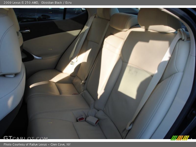 Obsidian Black / Ecru 2009 Lexus IS 250 AWD