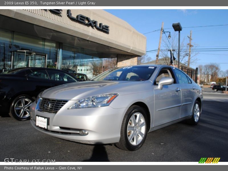Tungsten Silver Pearl / Light Gray 2009 Lexus ES 350