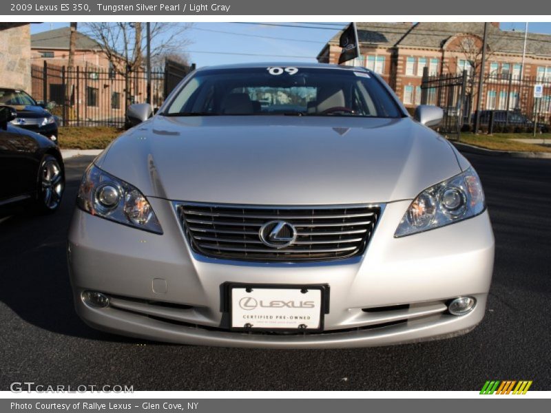 Tungsten Silver Pearl / Light Gray 2009 Lexus ES 350