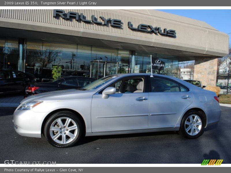 Tungsten Silver Pearl / Light Gray 2009 Lexus ES 350