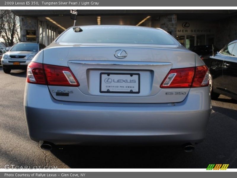 Tungsten Silver Pearl / Light Gray 2009 Lexus ES 350