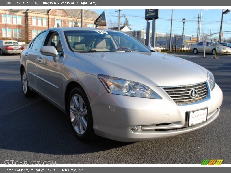 Tungsten Silver Pearl / Light Gray 2009 Lexus ES 350