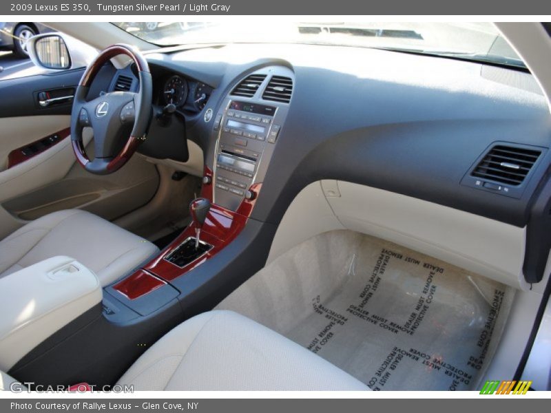 Tungsten Silver Pearl / Light Gray 2009 Lexus ES 350