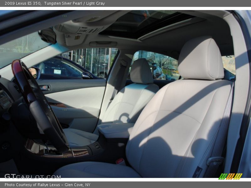 Tungsten Silver Pearl / Light Gray 2009 Lexus ES 350