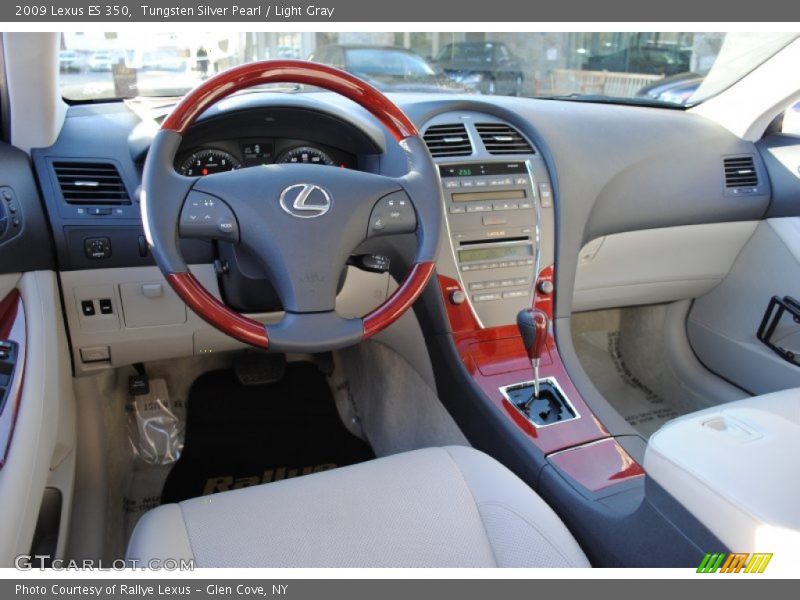 Tungsten Silver Pearl / Light Gray 2009 Lexus ES 350