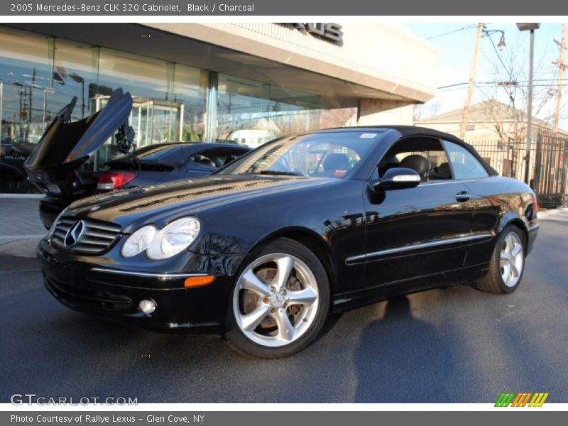 Black / Charcoal 2005 Mercedes-Benz CLK 320 Cabriolet