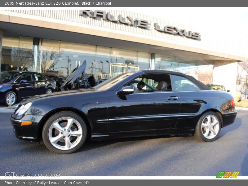 Black / Charcoal 2005 Mercedes-Benz CLK 320 Cabriolet