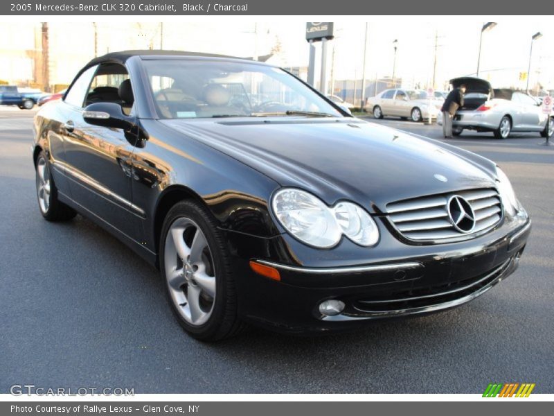 Black / Charcoal 2005 Mercedes-Benz CLK 320 Cabriolet