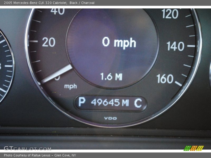Black / Charcoal 2005 Mercedes-Benz CLK 320 Cabriolet