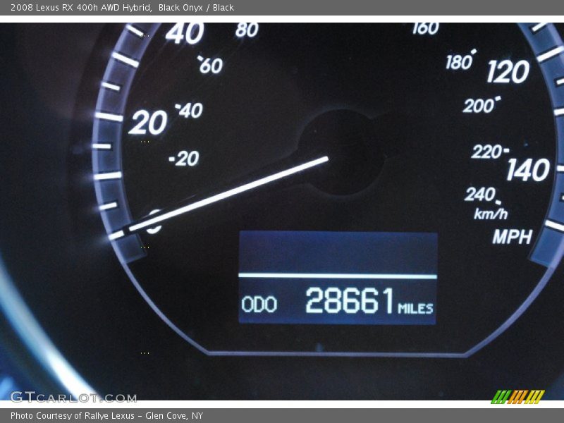 Black Onyx / Black 2008 Lexus RX 400h AWD Hybrid