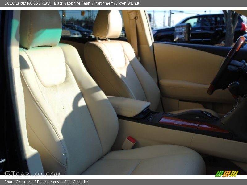 Black Sapphire Pearl / Parchment/Brown Walnut 2010 Lexus RX 350 AWD