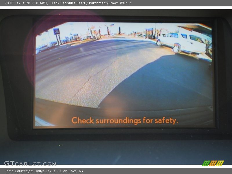 Black Sapphire Pearl / Parchment/Brown Walnut 2010 Lexus RX 350 AWD