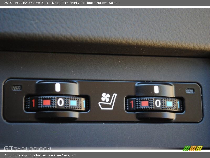 Controls of 2010 RX 350 AWD