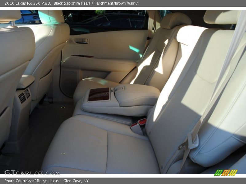 Black Sapphire Pearl / Parchment/Brown Walnut 2010 Lexus RX 350 AWD