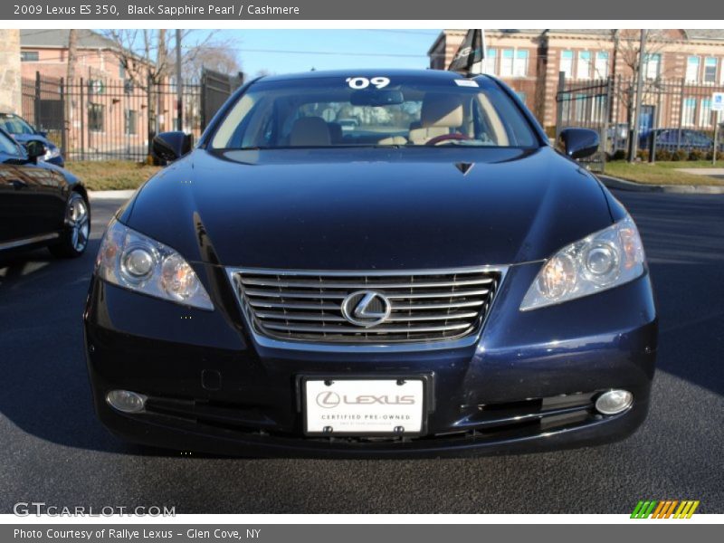 Black Sapphire Pearl / Cashmere 2009 Lexus ES 350