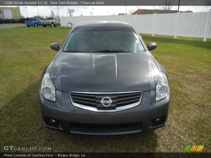 Dark Slate Metallic / Charcoal Black 2008 Nissan Maxima 3.5 SE
