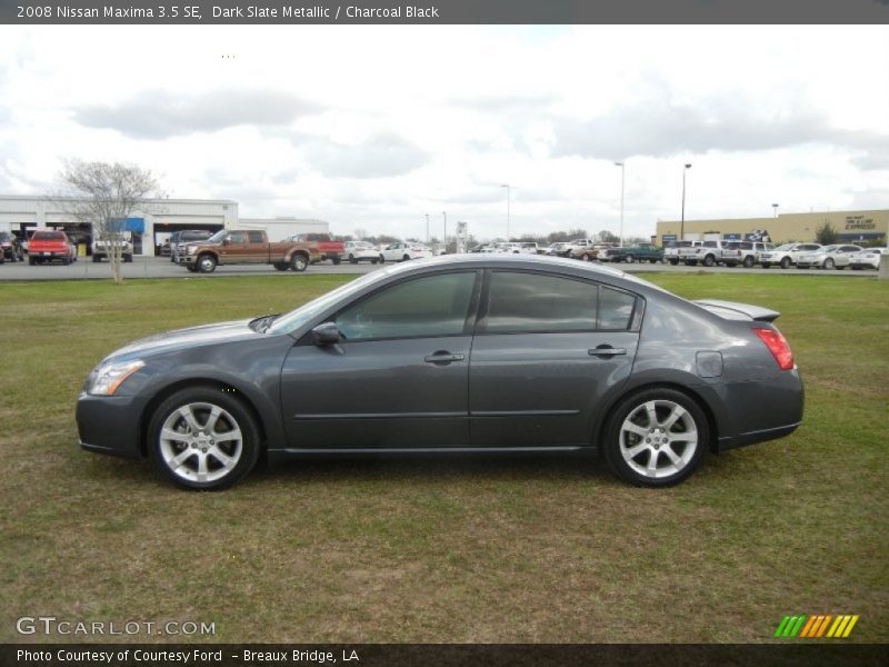 Dark Slate Metallic / Charcoal Black 2008 Nissan Maxima 3.5 SE