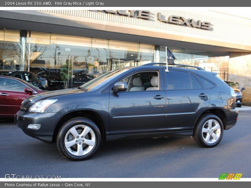 Flint Gray Mica / Light Gray 2004 Lexus RX 330 AWD