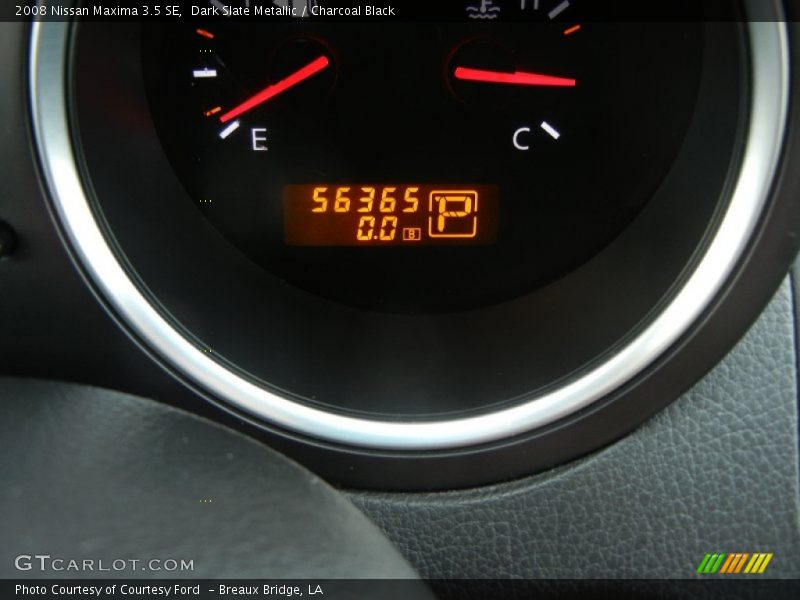 Dark Slate Metallic / Charcoal Black 2008 Nissan Maxima 3.5 SE