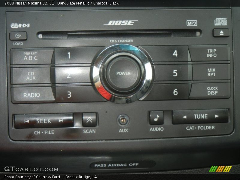 Dark Slate Metallic / Charcoal Black 2008 Nissan Maxima 3.5 SE