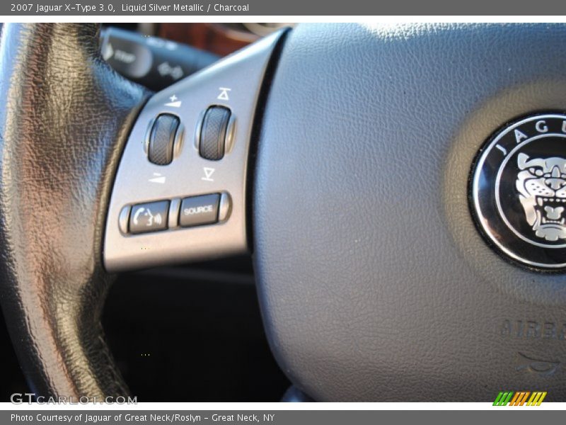 Liquid Silver Metallic / Charcoal 2007 Jaguar X-Type 3.0