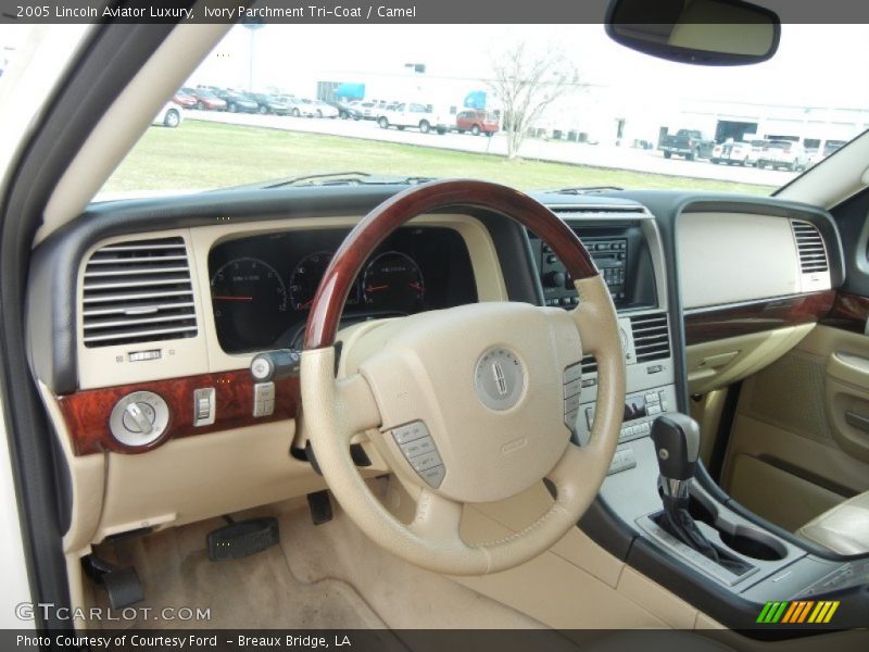 Ivory Parchment Tri-Coat / Camel 2005 Lincoln Aviator Luxury