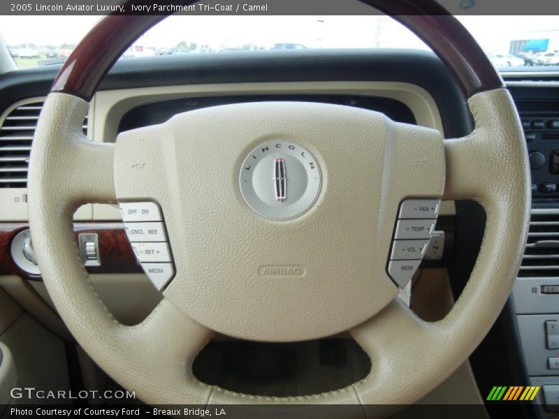Ivory Parchment Tri-Coat / Camel 2005 Lincoln Aviator Luxury