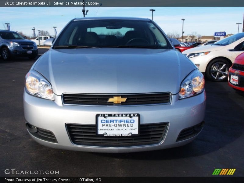 Silver Ice Metallic / Ebony 2010 Chevrolet Impala LT