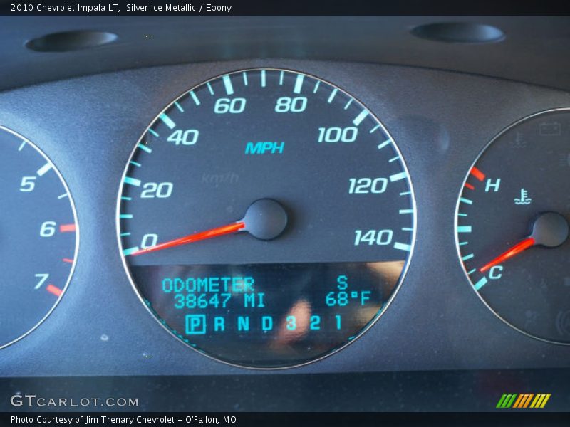 Silver Ice Metallic / Ebony 2010 Chevrolet Impala LT