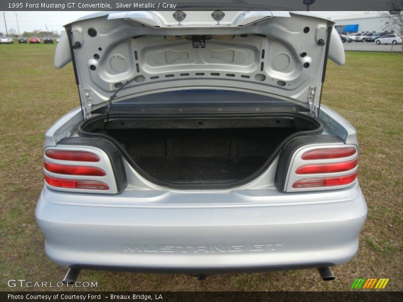 Silver Metallic / Gray 1995 Ford Mustang GT Convertible