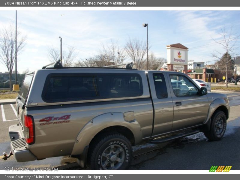 Polished Pewter Metallic / Beige 2004 Nissan Frontier XE V6 King Cab 4x4