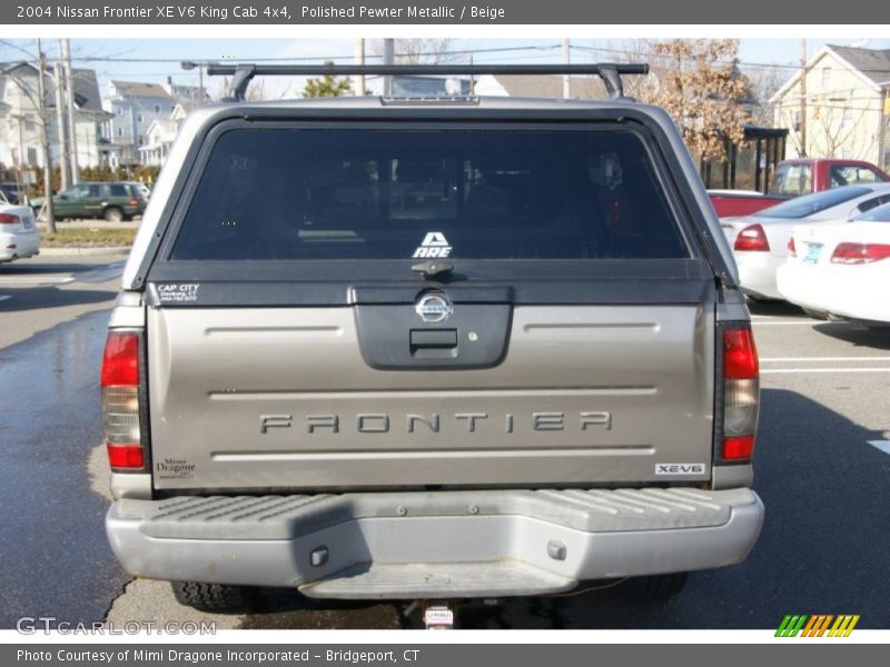 Polished Pewter Metallic / Beige 2004 Nissan Frontier XE V6 King Cab 4x4