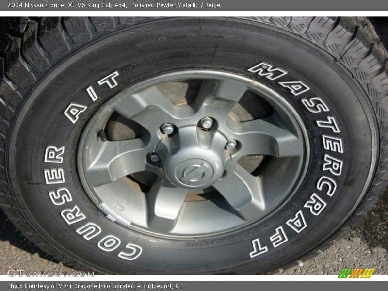 Polished Pewter Metallic / Beige 2004 Nissan Frontier XE V6 King Cab 4x4