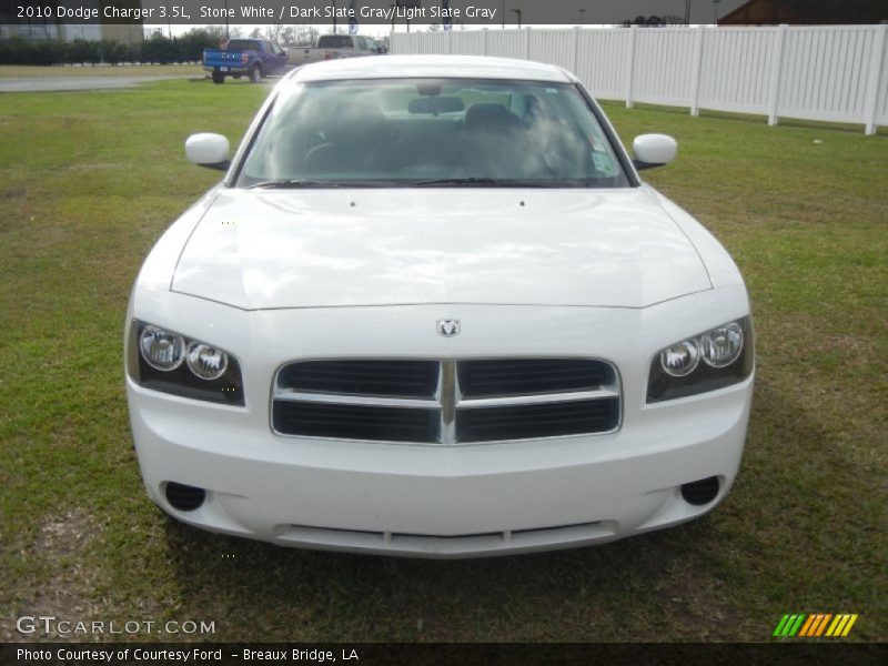 Stone White / Dark Slate Gray/Light Slate Gray 2010 Dodge Charger 3.5L