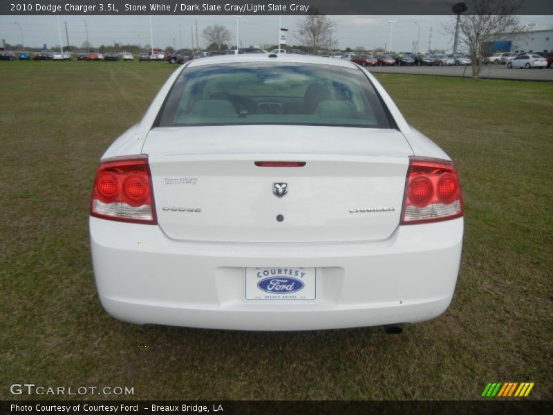 Stone White / Dark Slate Gray/Light Slate Gray 2010 Dodge Charger 3.5L