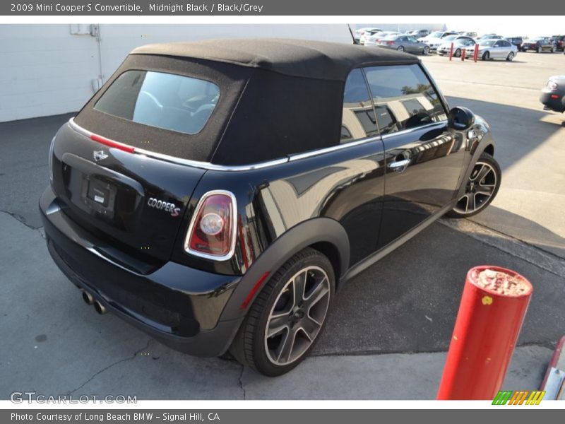 Midnight Black / Black/Grey 2009 Mini Cooper S Convertible