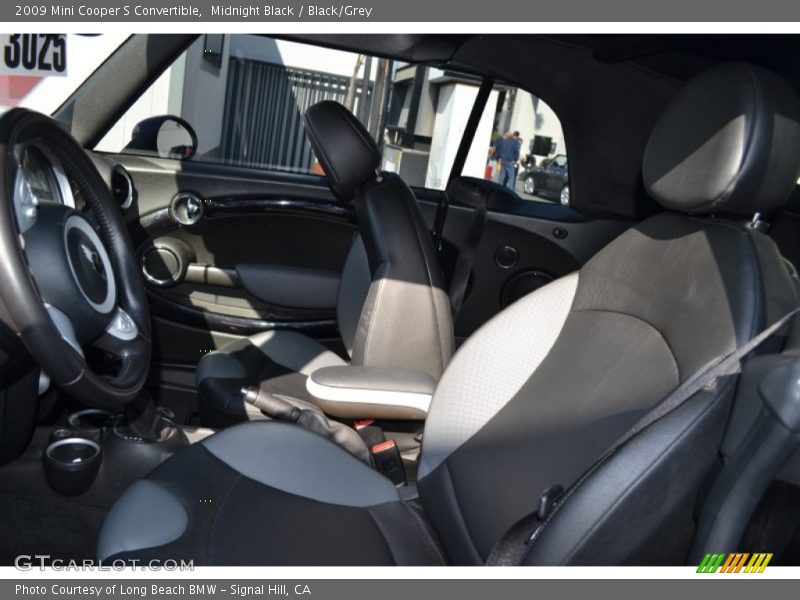 Midnight Black / Black/Grey 2009 Mini Cooper S Convertible