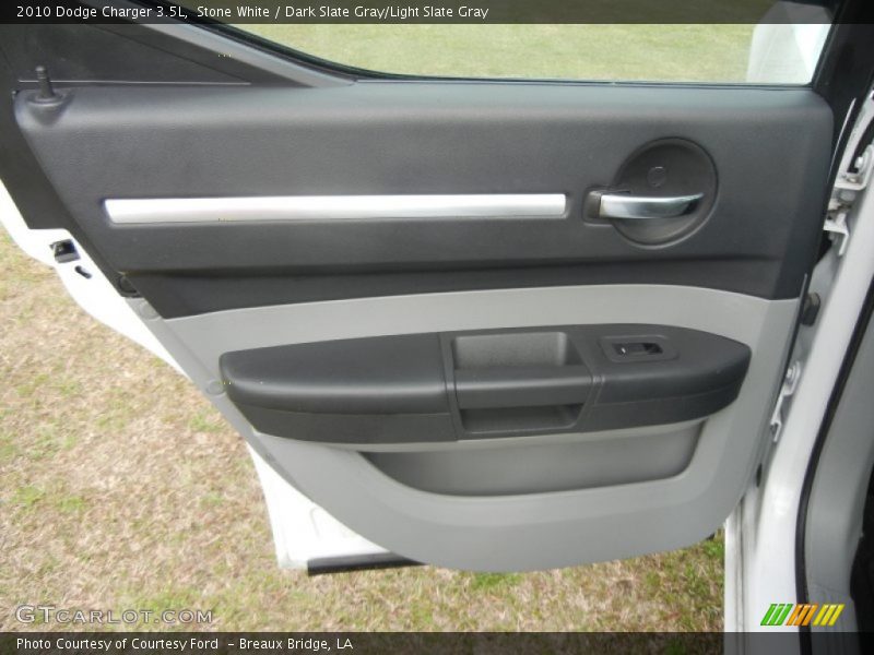 Stone White / Dark Slate Gray/Light Slate Gray 2010 Dodge Charger 3.5L