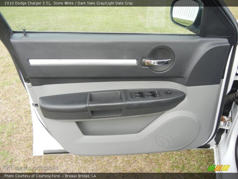 Stone White / Dark Slate Gray/Light Slate Gray 2010 Dodge Charger 3.5L